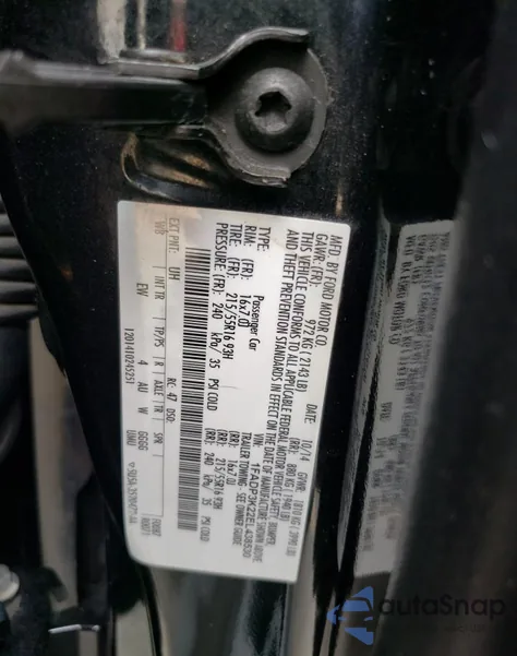 2014 Ford Focus Se from USA, damaged, VIN 1FADP3K22EL438530